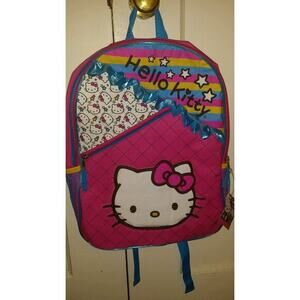 2 Total New -Hello Kitty‎ Rainbow Ribbon Backpacks (pair)